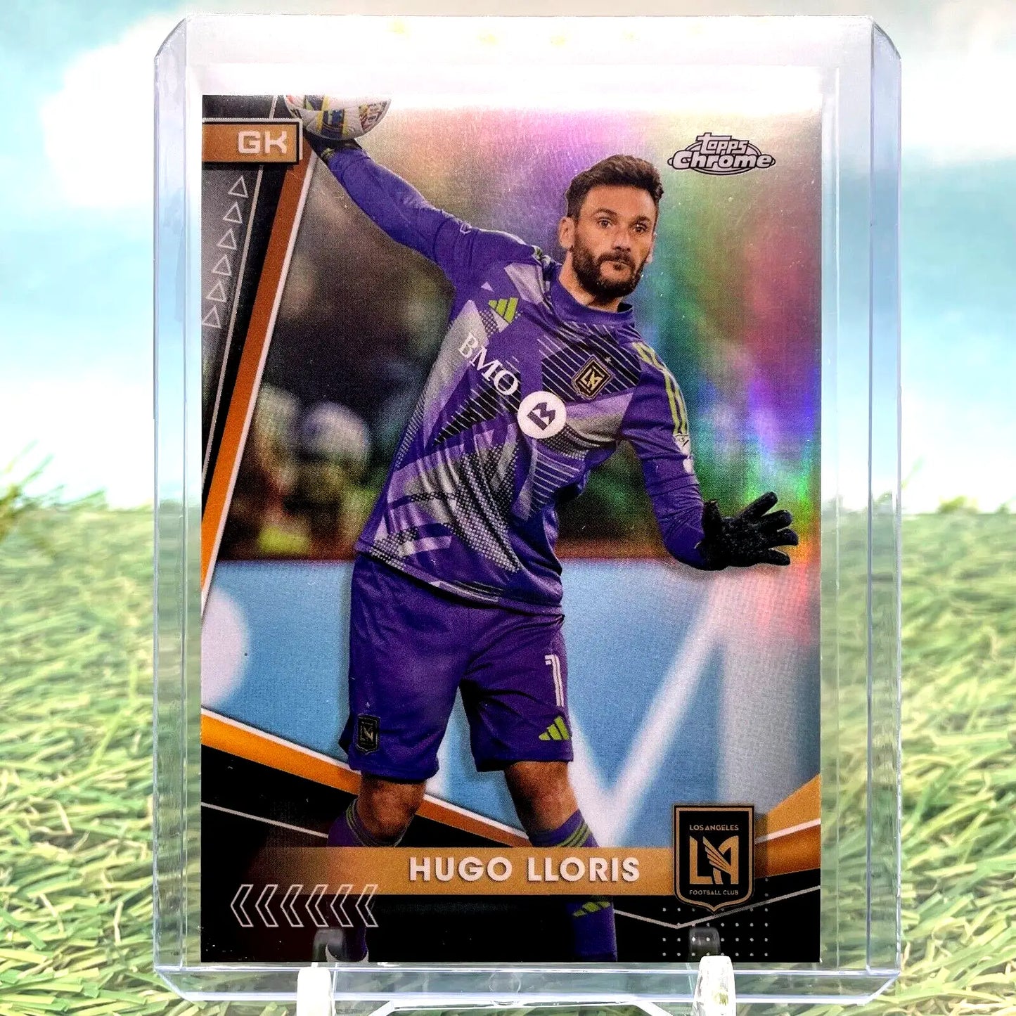 Hugo Lloris 2024 Topps Chrome Refractor MLS #151 Los Angeles FC