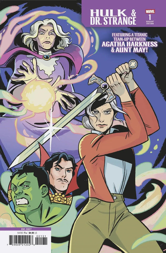 Hulk and Doctor Strange comic book featuring Bruce Banner Natacha Bustos Variant