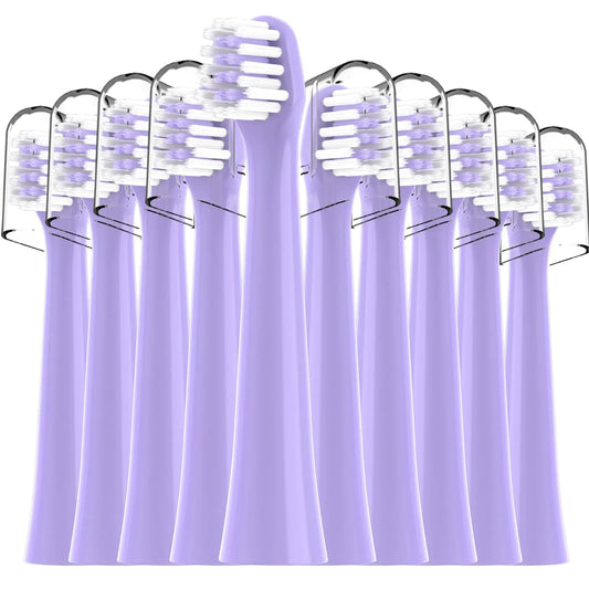 10 Pack Replacement Toothbrush Heads Compatible with Colgate Hum Toothbrush- Brush Heads Replacement for Colgate Hum Connected Smart Battery Electric Toothbrush
