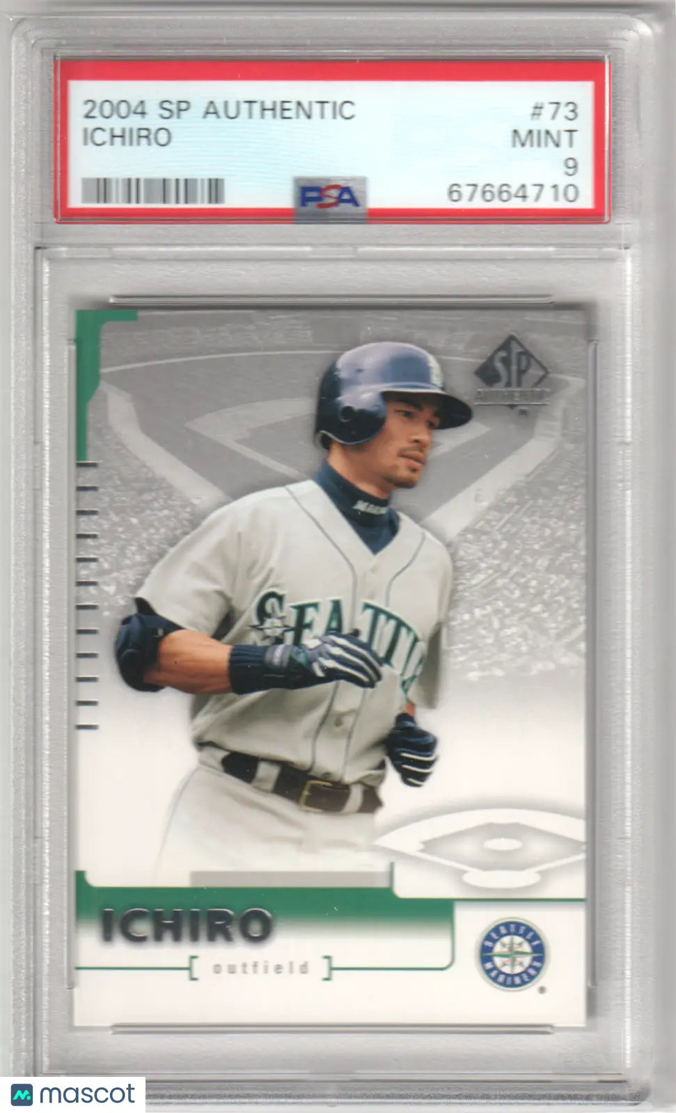 Graded Ichiro baseball card from Upper Deck SP Authentic series at Columbia Hobby