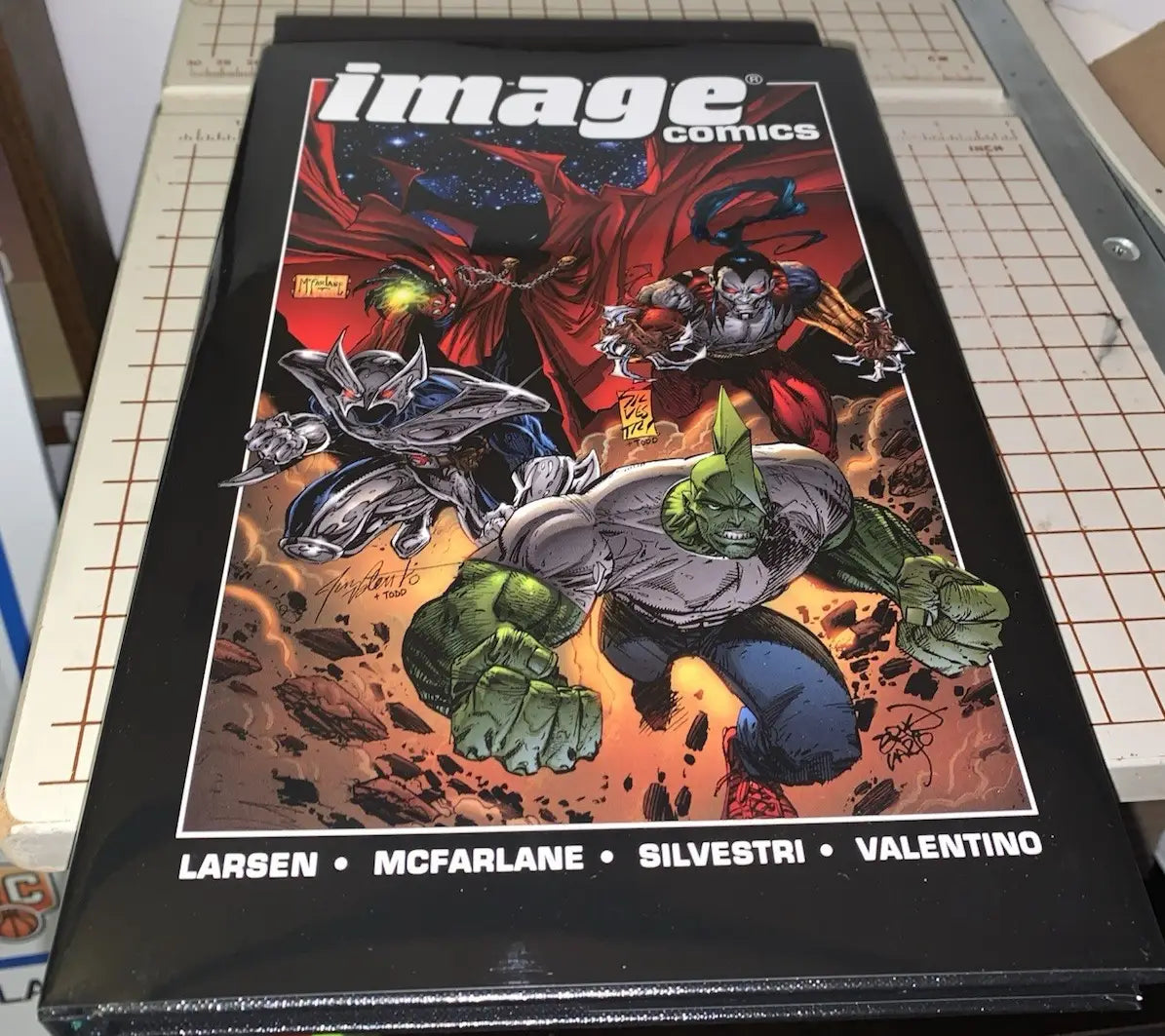 IMAGE COMICS SIGNED SLIPCASE LIMITED HC Spawn McFarlane Silvestri Larsen Auto #d - Comic Book
