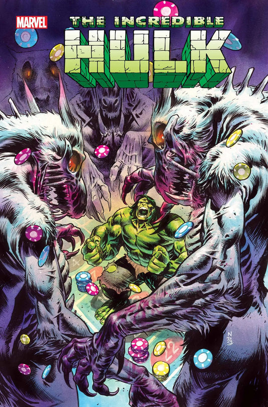 Incredible Hulk battles monstrous creatures on cover of Incredible Hulk #17 comic book
