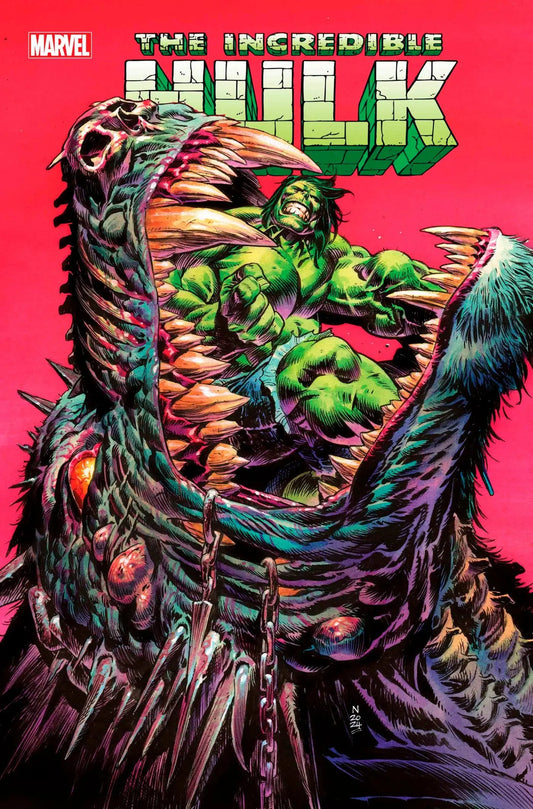 Incredible Hulk Comic Book Cover showcasing monstrous faceoff with horrifying forces in Incredible Hulk #21