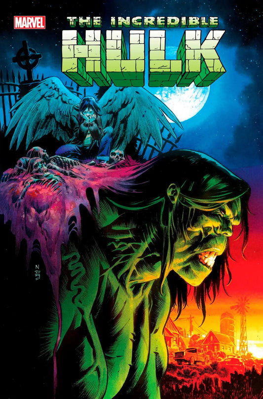 Incredible Hulk #22 comic book cover featuring a monstrous Hulk and Bruce Banner