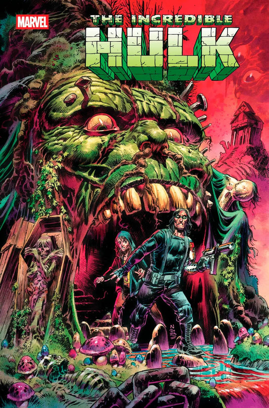 Incredible Hulk #26 comic book cover featuring Bruce Banner and a fierce winter soldier