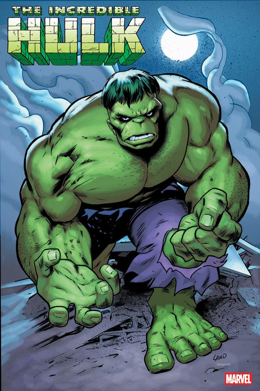 Comic book cover featuring the Hulk from Incredible Hulk #28 Greg Land Variant