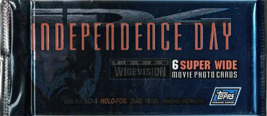 Sealed Independence Day Widevision Factory Sealed Movie Photo Card Pack