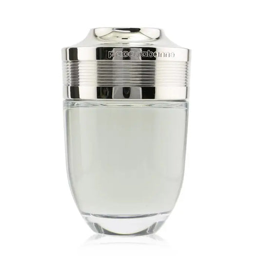 Clear glass Invictus After Shave Lotion bottle with silver cap 100ml 3.4oz