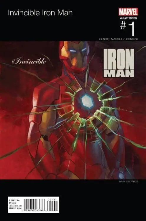 Invincible Iron Man comic book Hip Hop Variant featuring 50 Cent on the cover