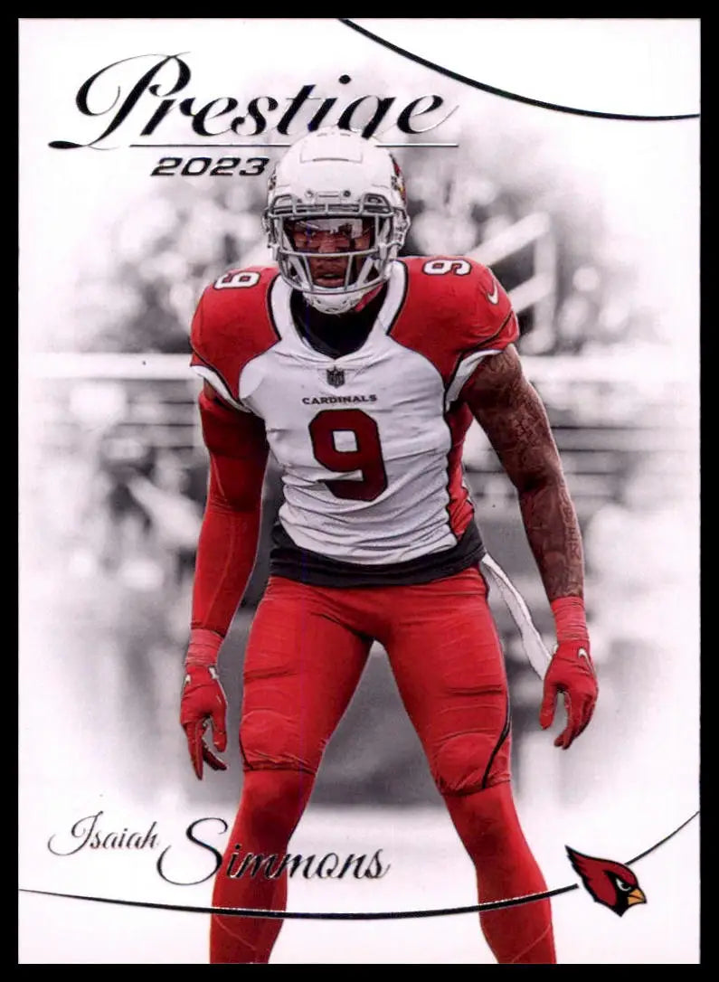 2023 Panini Prestige Isaiah Simmons NFL trading card Arizona Cardinals