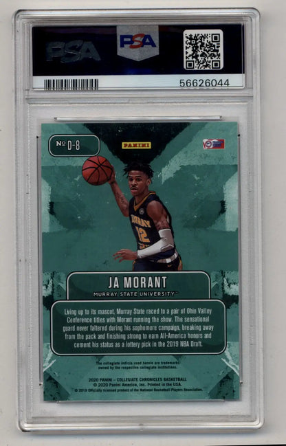 Ja Morant 2020-21 Prizm Draft Picks Downtown #D8 PSA 10 Gem Mint - Singles