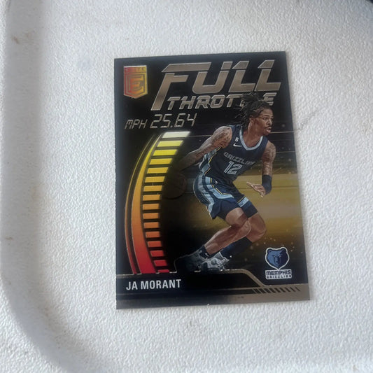 Ja Morant basketball card from 2023-24 Donruss Elite trading cards series