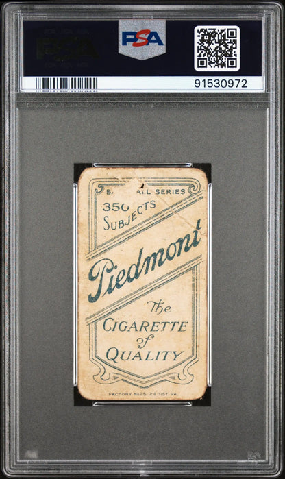 Jack Knight Portrait 1909-11 T206 Piedmont 250 in PSA grading case for collectors
