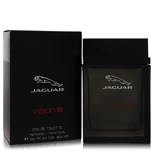 Jaguar Vision III by Jaguar Eau De Toilette spray with black fragrance bottle and box