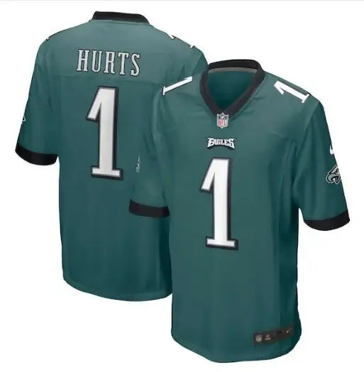 Green Philadelphia Eagles Jalen Hurts #1 Nike Player Jersey in Midnight Green