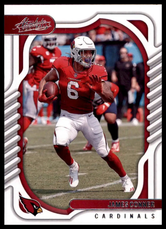 James Conner football card from Panini Absolute 2022 Arizona Cardinals collection