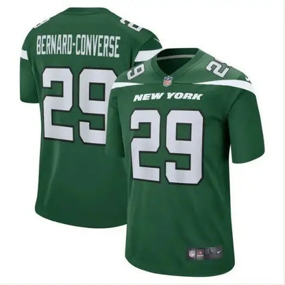 Green Jarrick Bernard Converse New York Jets Nike Game Jersey with number 29