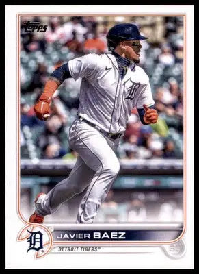 Javier Baez baseball card from Topps Update US89 2022 Detroit Tigers collection