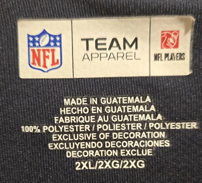 Clothing tag on Jay Cutler Chicago Bears jersey 2XL NFL NFC navy blue pre-owned