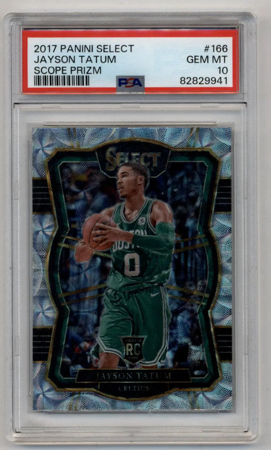 Jayson Tatum 2017-18 Select Scope #166 PSA 10 Gem Mint - Singles