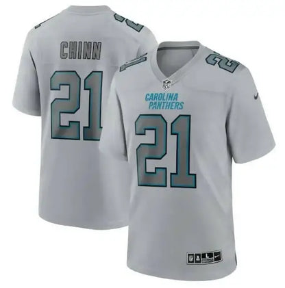 Gray Jeremy Chinn Carolina Panthers Nike Atmosphere Game Jersey with CHINN on back