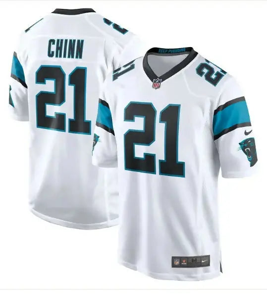 White Jeremy Chinn Carolina Panthers NFL Nike Game Jersey with CHINN and 21 on back