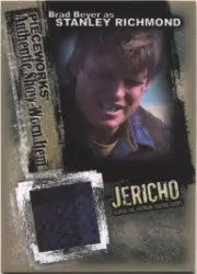 Dark moody album cover portrait for Jericho Season 1 Pieceworks Costume Card