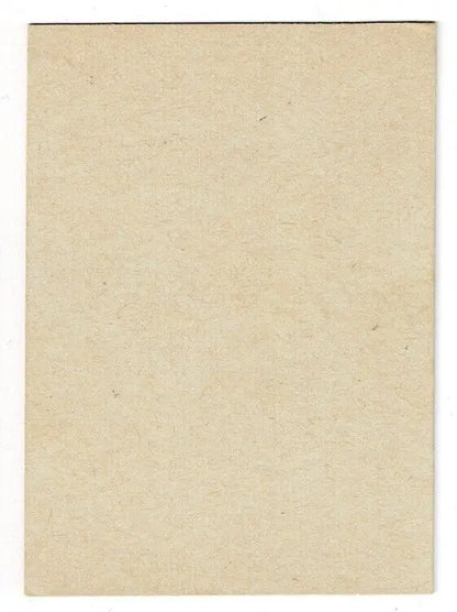Beige textured cardstock of Jerry Buchek 1968 Topps Baseball Blank Back Error Trading Card