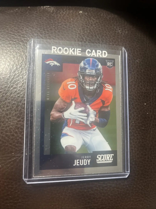 Jerry Jeudy 2020 Chronicles Score Rookie Silver Prizm Broncos RC collectible card