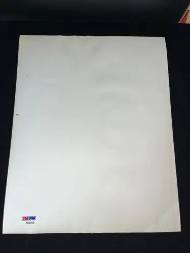 Blank white sheet for Jesse Owens Auto 8x10 US Olympic Photo PSA DNA signed collectible