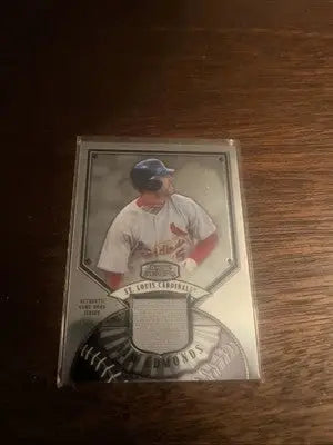 Jim Edmonds 2007 Bowman Sterling Jersey Card for trading card collectors