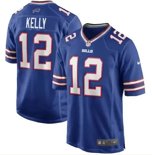 Blue Buffalo Bills Jim Kelly Nike Game Retired Player Jersey in Royal color