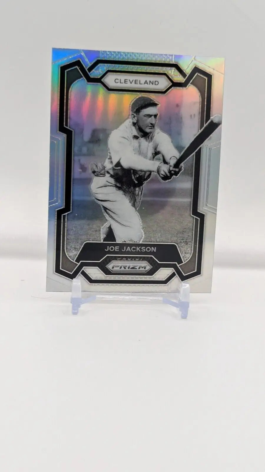 Joe Jackson Panini Prizm Silver Holo Baseball Card from 2024 Panini Prizm set