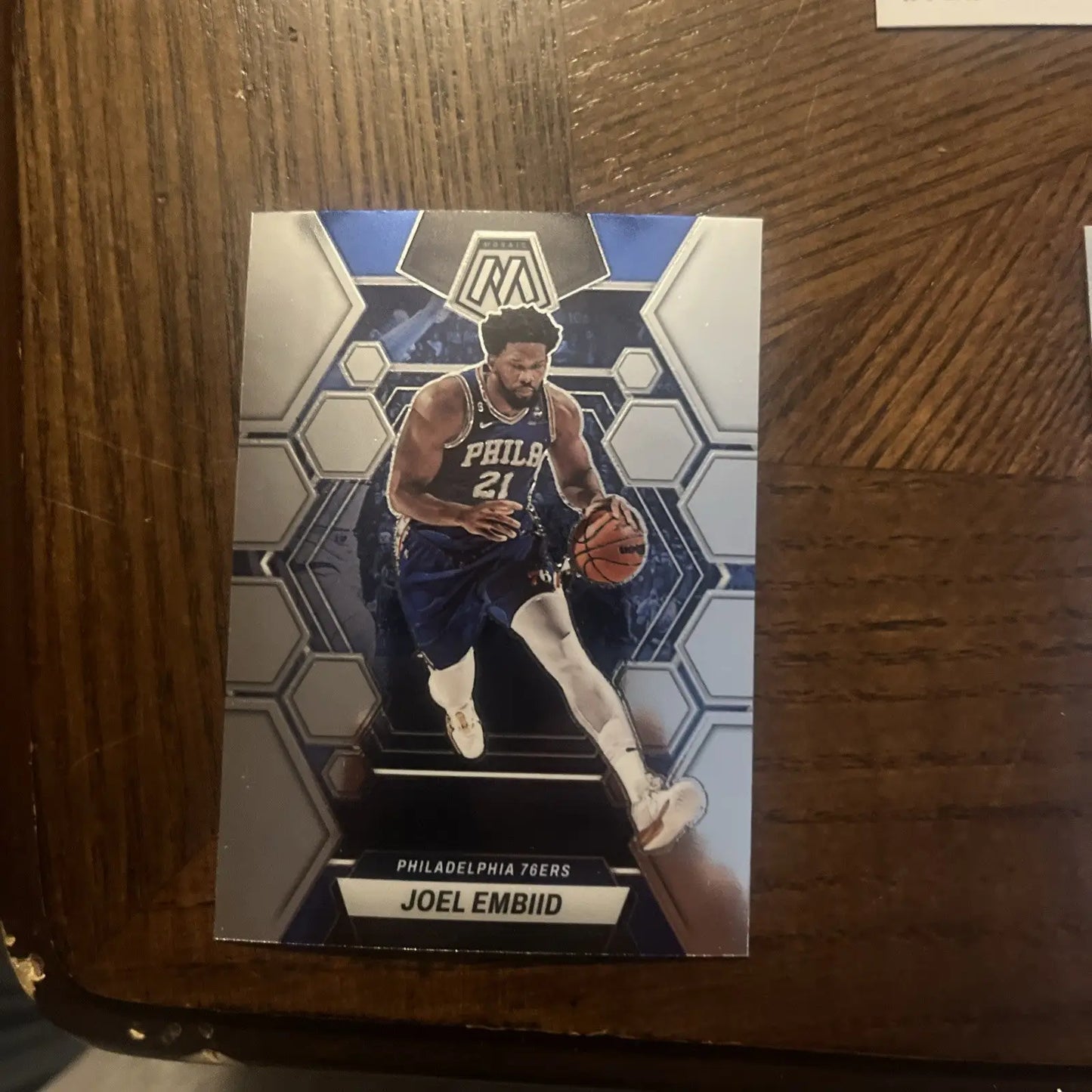 Joel Embiid basketball card from a premium trading card lot collection