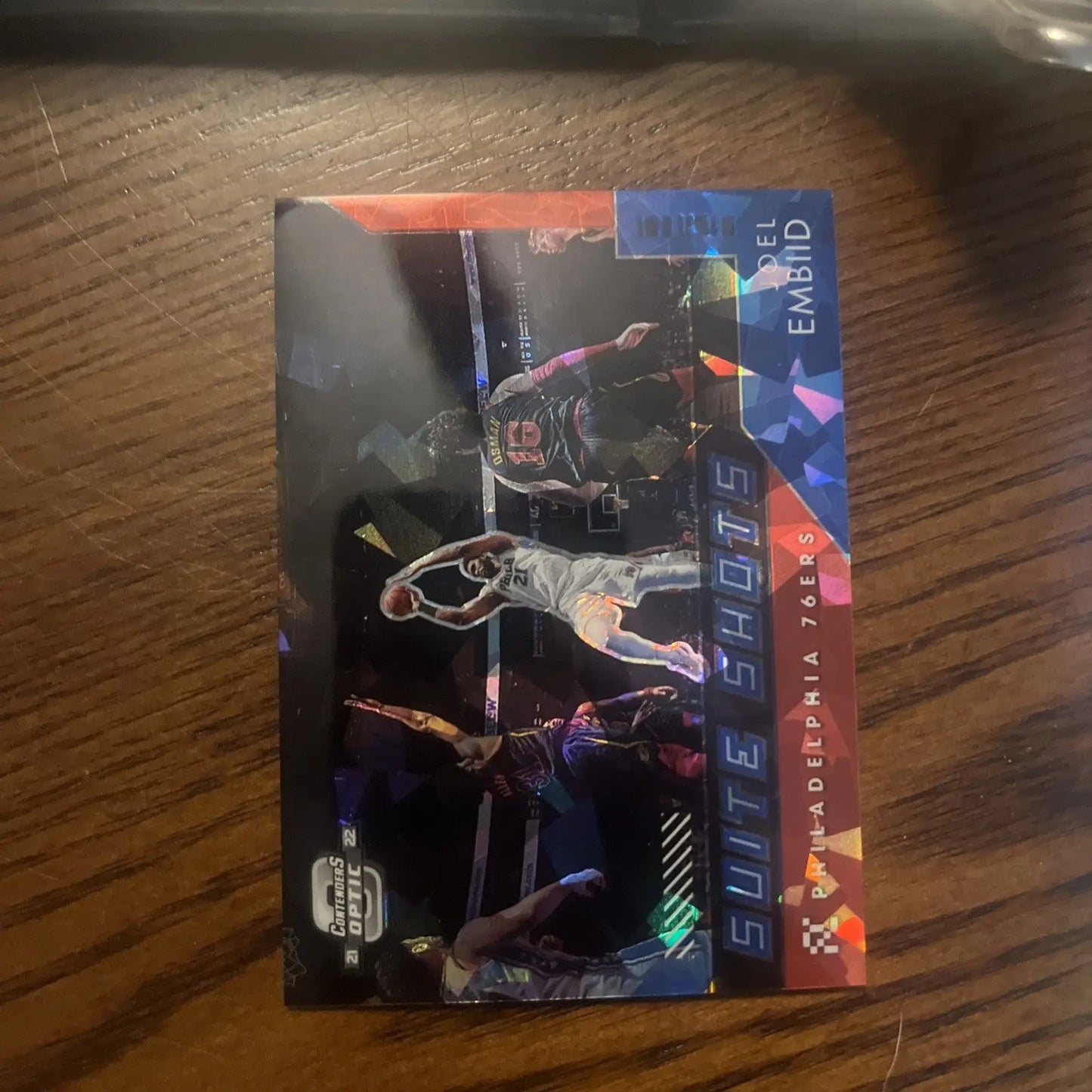 Joel Embiid basketball card from the Joel Embiid 16 Card Lot trading cards collection