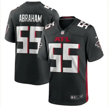 Black Atlanta Falcons football jersey worn by John Abraham Nike Game Retired Player Jersey