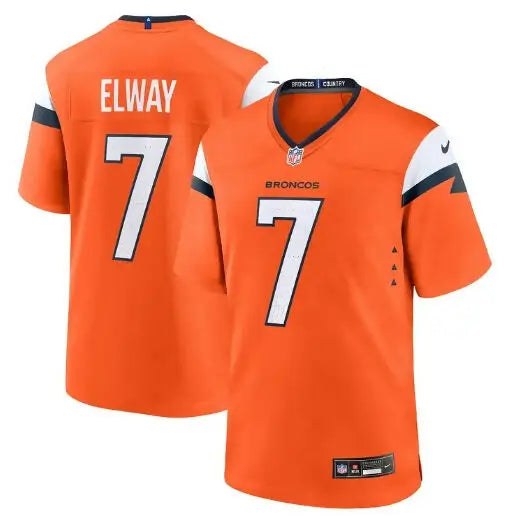 Orange John Elway Denver Broncos Nike Alternate Retired Player Game Jersey