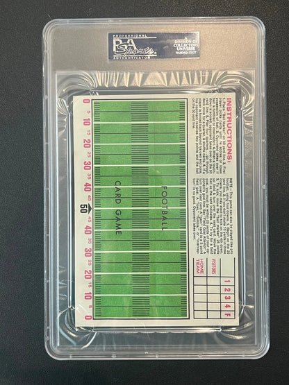 Graded football card game featuring John Johnny Unitas Topps Pin-Ups from Columbia Hobby
