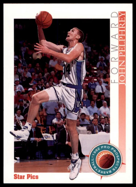 Basketball trading card featuring John Pelphrey from 1992 Star Pics Kentucky Wildcats