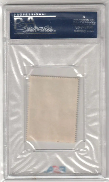 Graded Johnny Vander Meer 1949 Eureka Sportstamp collectible sports card from Columbia Hobby