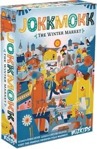 Jokkmokk The Winter Market board game box with trading cards and winter market theme