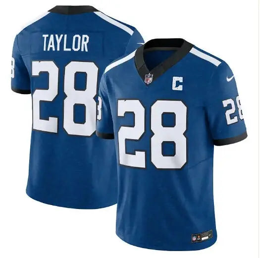 Blue Jonathan Taylor Indianapolis Colts Nike Vapor F.U.S.E. Limited Jersey with TAYLOR 28