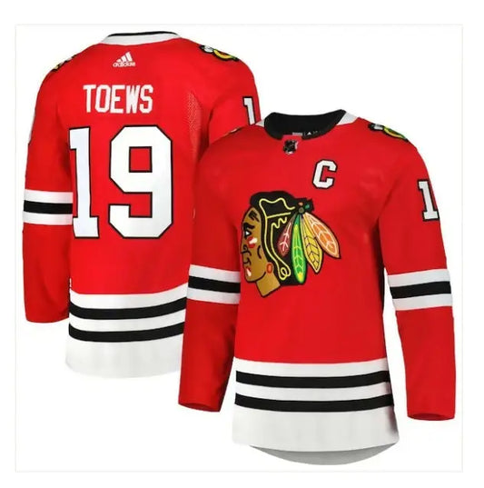 Red Chicago Blackhawks Jonathan Toews adidas Primegreen Authentic Pro Player Jersey