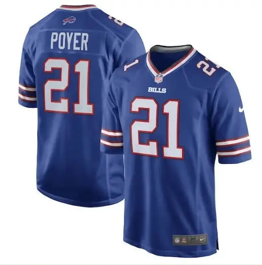 Blue Buffalo Bills Jordan Poyer Nike Game Jersey Royal with #21 Poyer football jersey