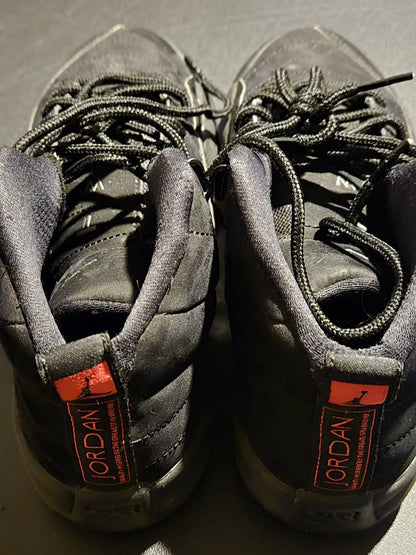 Jordan Shoes Youth 4.5Y Black Red Jumpman Basketball Mid Suede Retro Sneakers - Sneakers