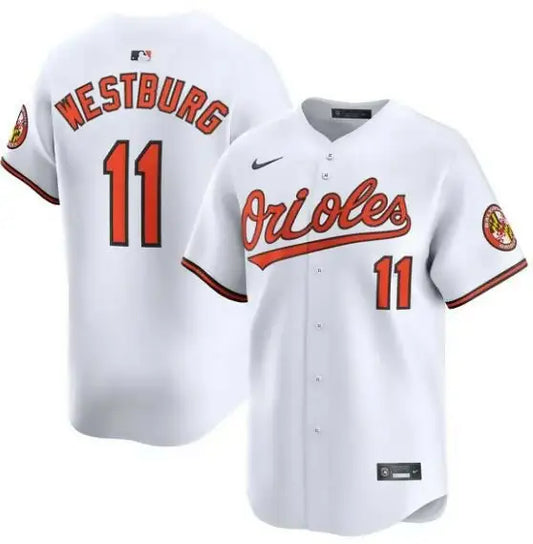 White Jordan Westburg Baltimore Orioles Nike Alternate Limited Player Jersey