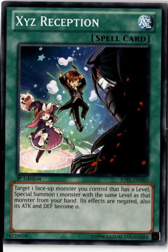 Yu-Gi-Oh! Spell Card from Judgment of the Light XYZ Reception trading card set
