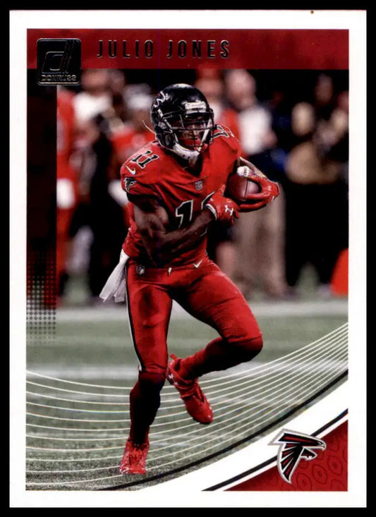 Julio Jones football card from 2018 Donruss Atlanta Falcons collection