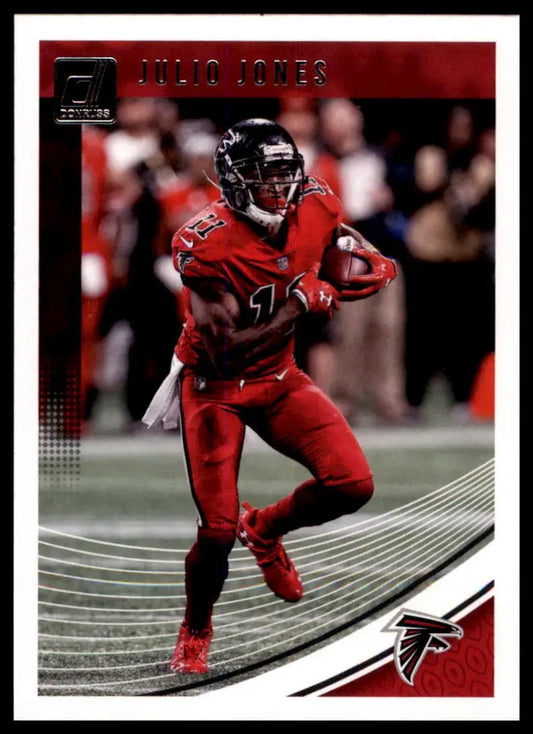 Julio Jones football card from 2018 Donruss Atlanta Falcons collection