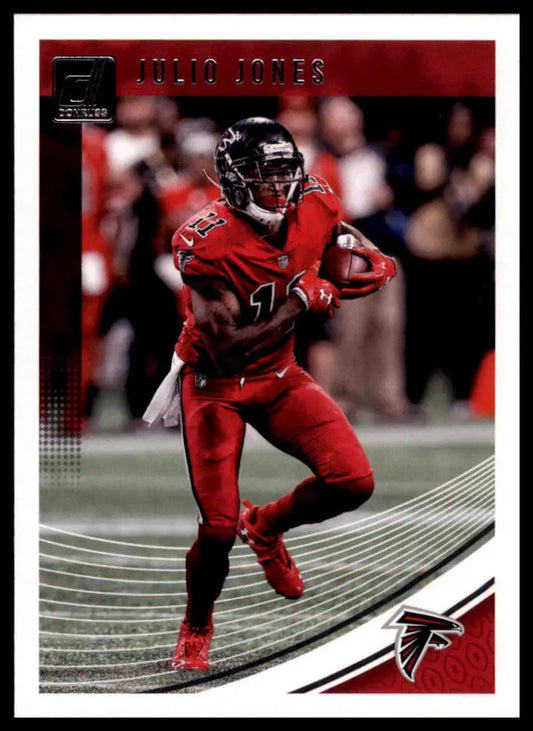 Julio Jones football card from 2018 Donruss Atlanta Falcons collectible